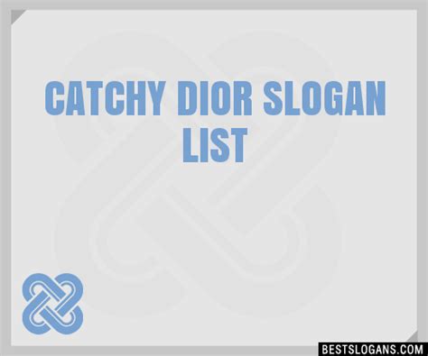 slogan dior|dior's new slogan.